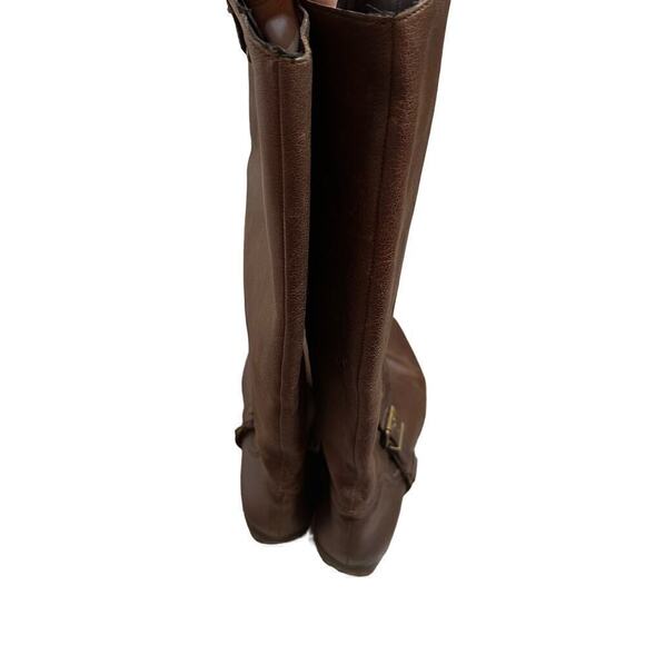 7 For All Mankind Edge Riding Boots Women's Brown Size 10 - Picture 5 of 8
